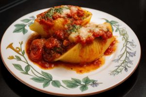 Giant stuffed pasta shells